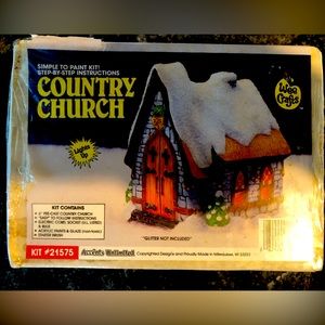 Wee Crafts Christmas Village Santas Toyland Ready To Paint